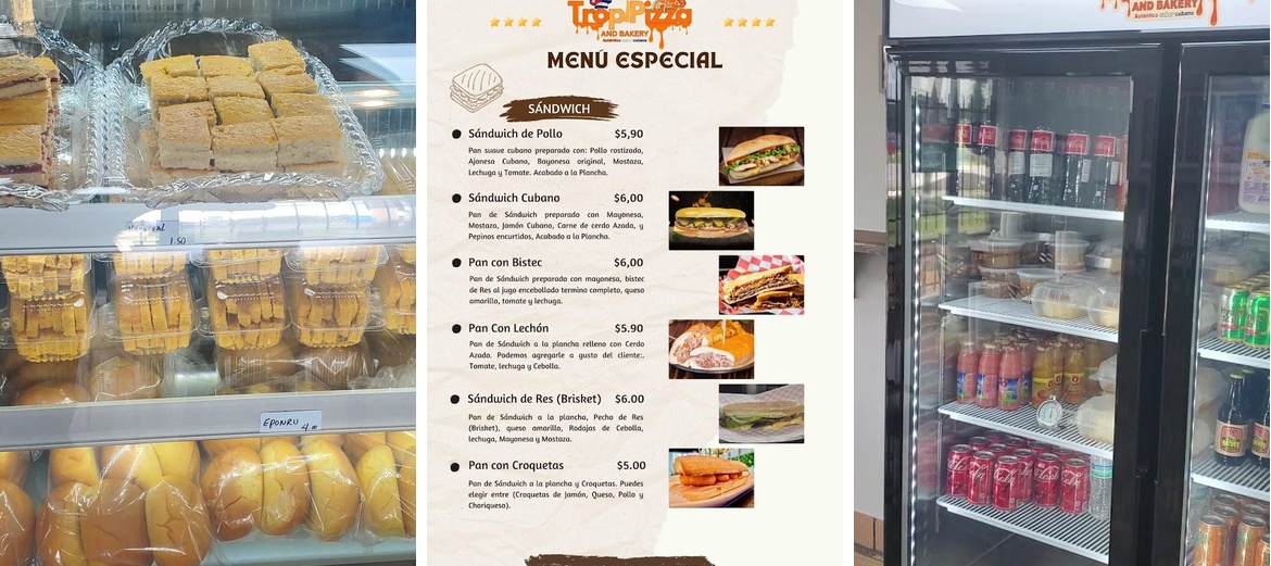 TropiPizza Menu