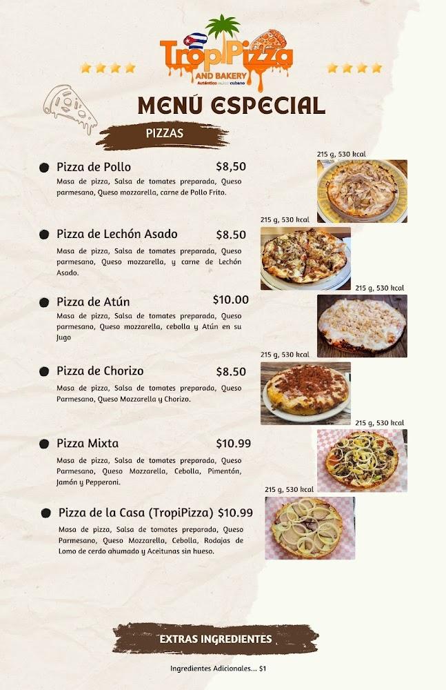 TropiPizza Menu image 3